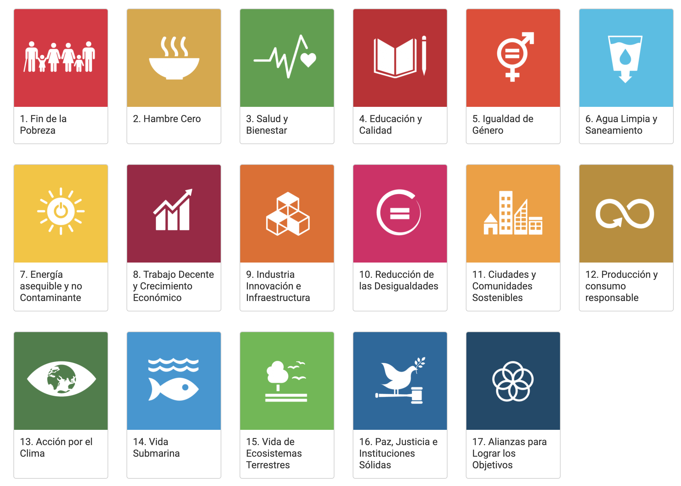 Objetivos de Desarrollo Sustentable (ODS) Vitalis